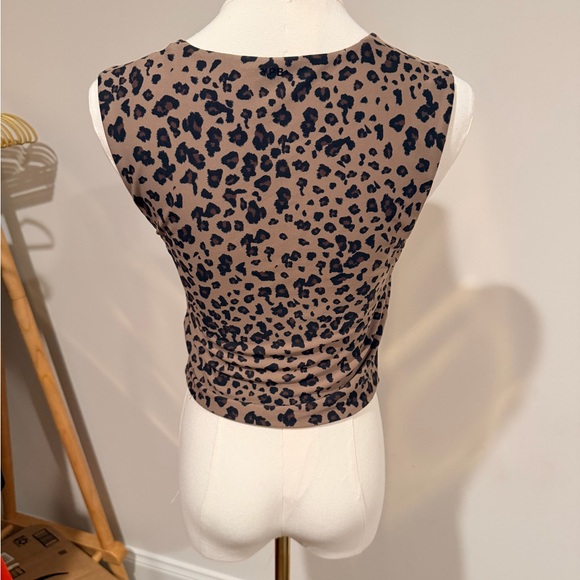 Abercrombie & Fitch YPB Brown Leopard Tank - Picture 5 of 5